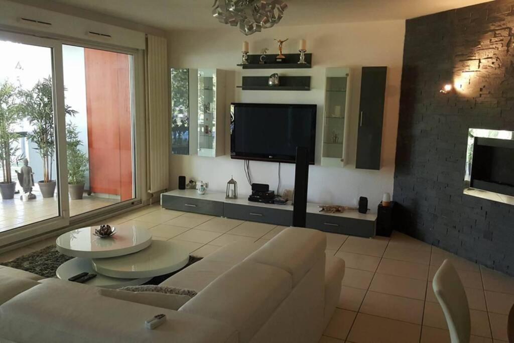Superbe Duplex Au Nouveau Bassin Avec Vue Superbe Mülhausen Exterior foto